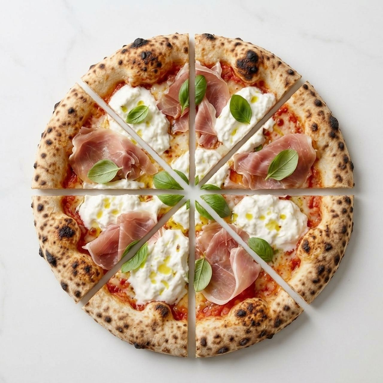 Pizza cortada
